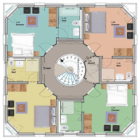 Vier-winde-villa Mit Schwimmbad * Hohen Wieschendorf